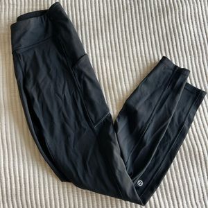 Black Lululemon Leggings - Size 6